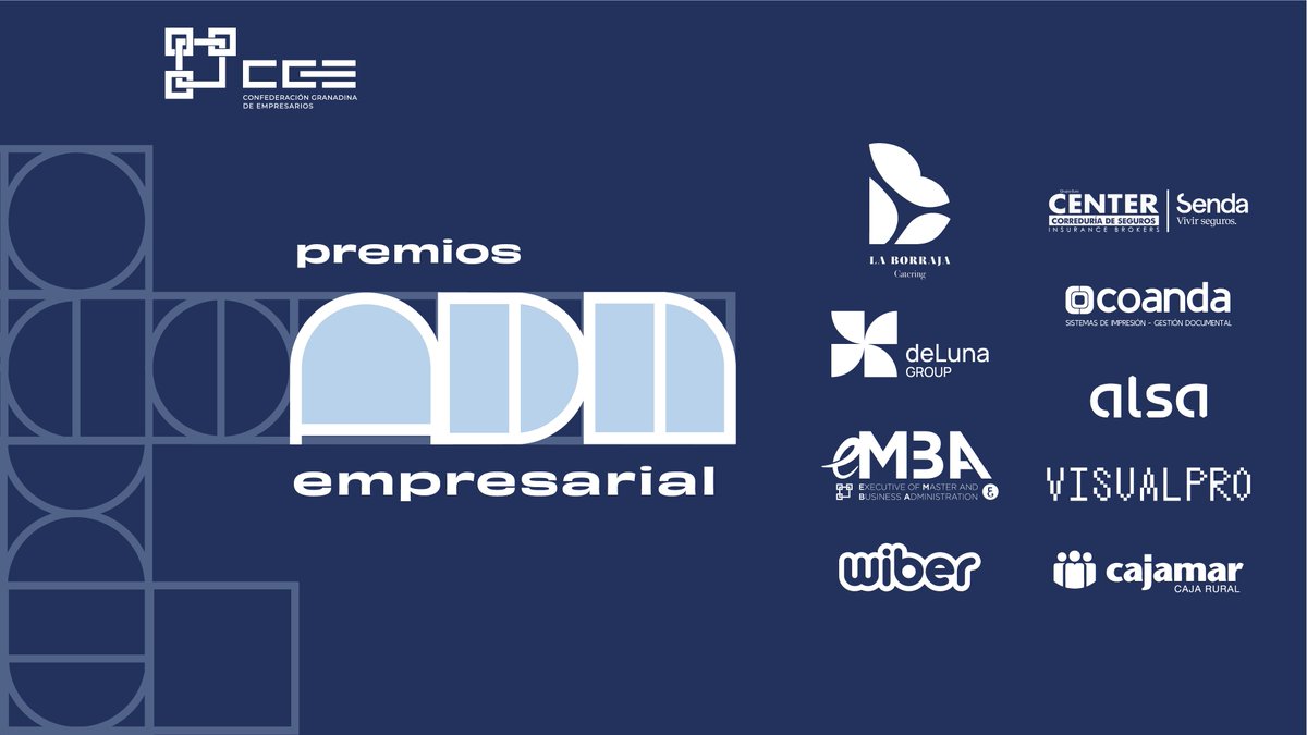 CGE_Granada's tweet photo. Nos despedimos agradeciendo de nuevo su apoyo a todos nuestros patrocinadores.
¡Gracias a #LaBorraja, #Coanda @Inforcentro, #deLunaGroup, #Eurocenter, @Alsa_autobuses, @Cajamar, #wiber, #Visualpro y @embagranada! https://t.co/QsDNgkH1JZ
