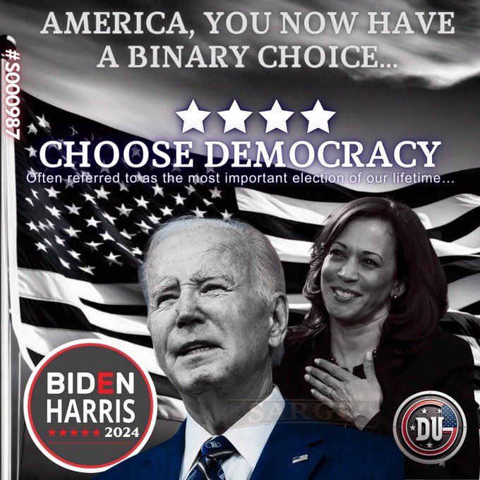 I vote for the future of my children. I vote for my daughters' reproductive rights. I vote so one day they will be paid equal to their male counterparts. I vote for my son because his life matters. Get registered, get informed & get ready. #DemsUnited #BidenHarris2024