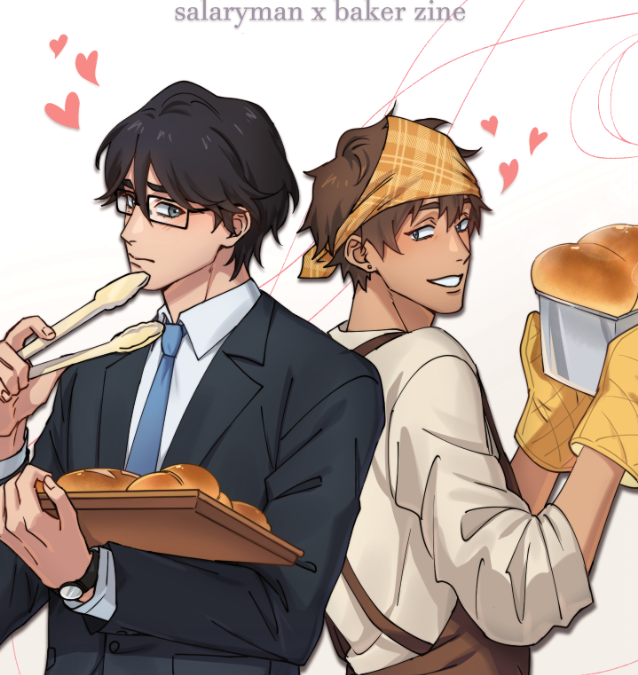 my salaryman and baker boys 👔🍯