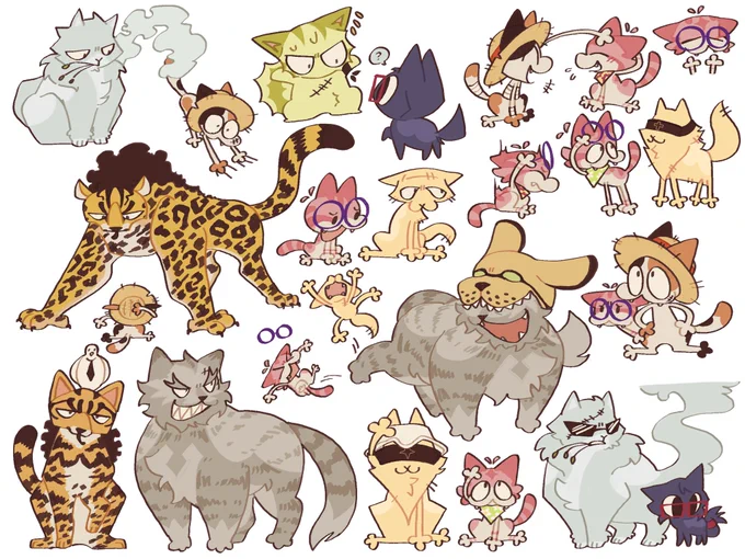 the meowrines #onepiece 