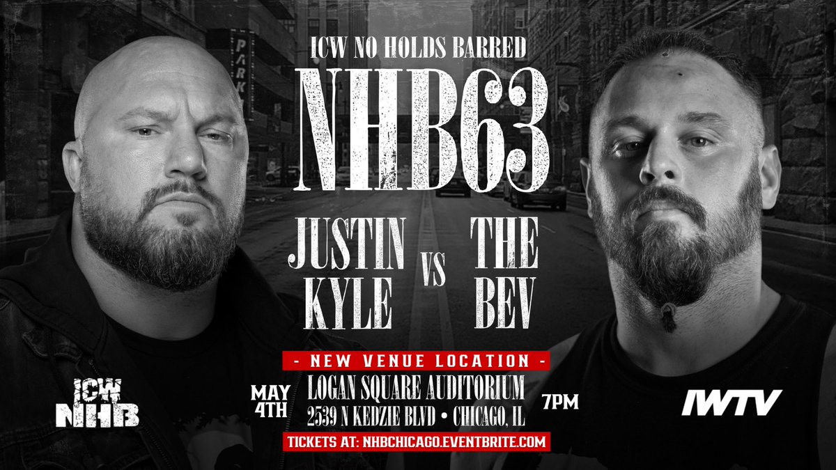 50 RETWEETS and we will ANNOUNCE the NEXT FIGHT for #NHB63 ⛓️ in CHICAGO TAG TEAM WARFARE!!! 🩸 LIVE!! SATURDAY MAY 4th - LOGAN SQUARE AUDITORIUM- CHICAGO IL - 8PM CST 🛎️ ONLY 54 TICKETS LEFT! BUY TICKETS NOW - NHBChicago.eventbrite.com CHICAGO, ACT NOW ⚠️