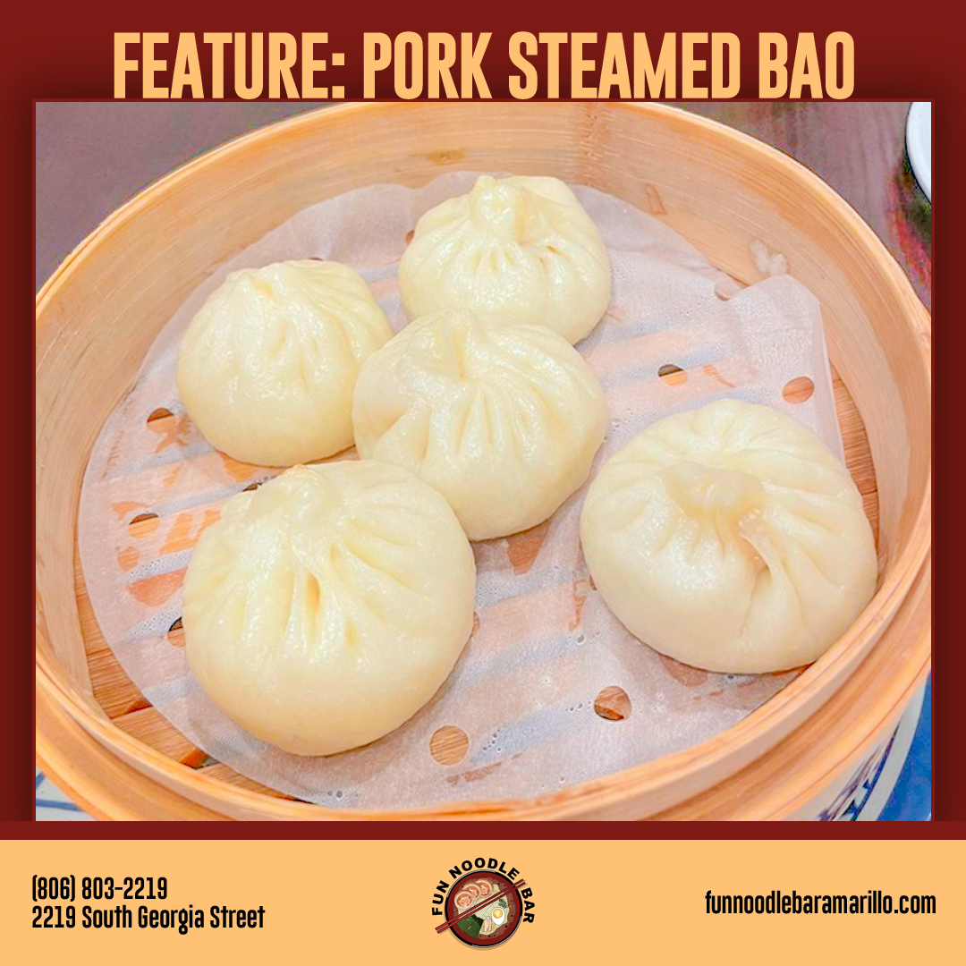 Our Pork Steamed Bao is one of our most popular menu items for its incredible freshness and juicy flavor.

Don’t take our word for it; order them today!
--
#AmarilloTexas