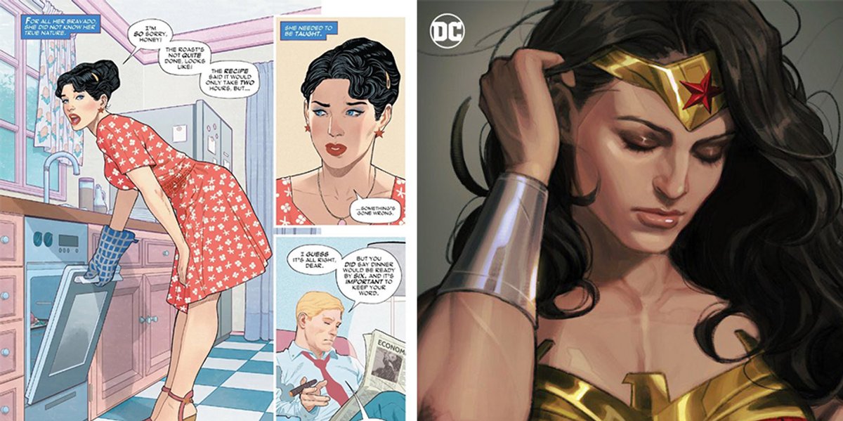 New feminist Wonder Woman comic has hero enslaved as traditional, Christian wife who must reject the Bible to escape dlvr.it/T5hg75