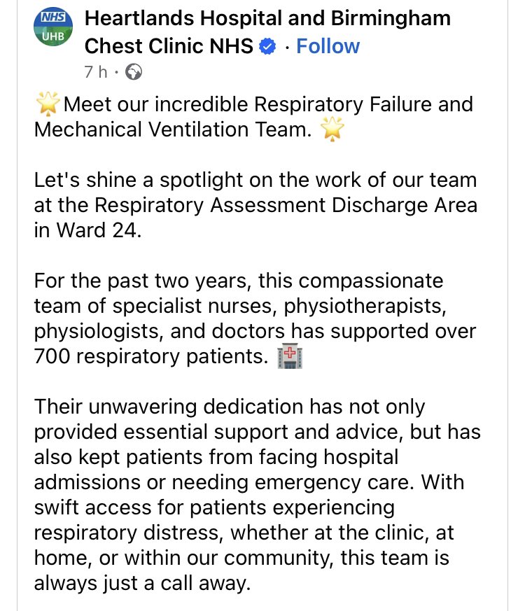 OakesAmy's tweet photo. Go Team RFMV 🤩 so proud of all the hard work that goes in to keeping our wonderful patients out of hospital 🙌🏻🙏🏻 @uhbtrust 

🌟Meet our incredible Respiratory Failure and Mechanical Ventilation Team https://t.co/QxHbDcstaX