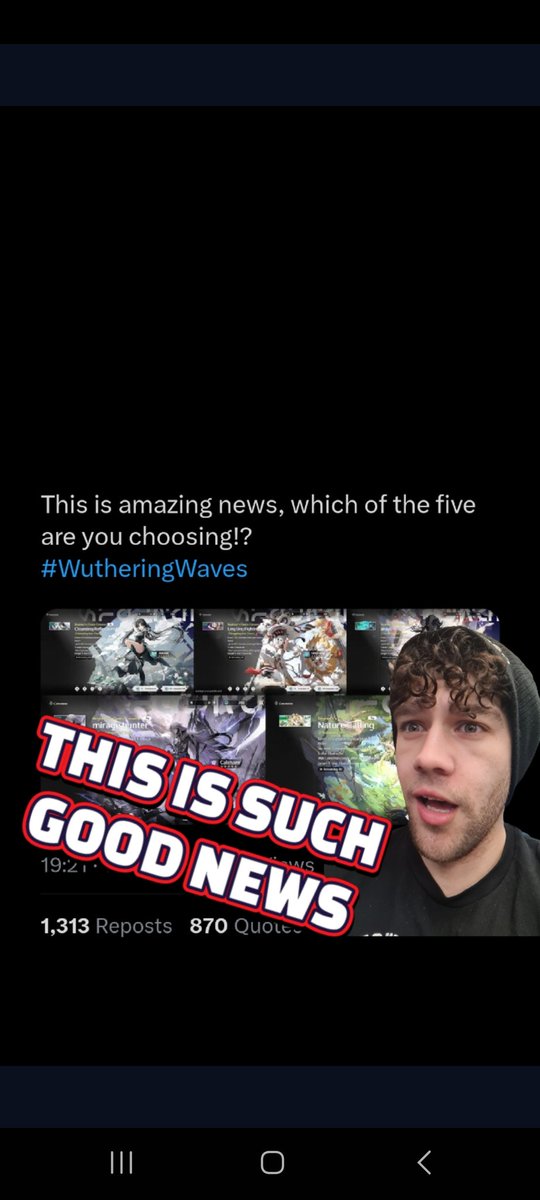 BIG BIG NEWS For Wuthering Waves youtu.be/Zmuq9hTeRa0?si…

#WutheringWaves
#WutheringWavesLeaks
#gatcha