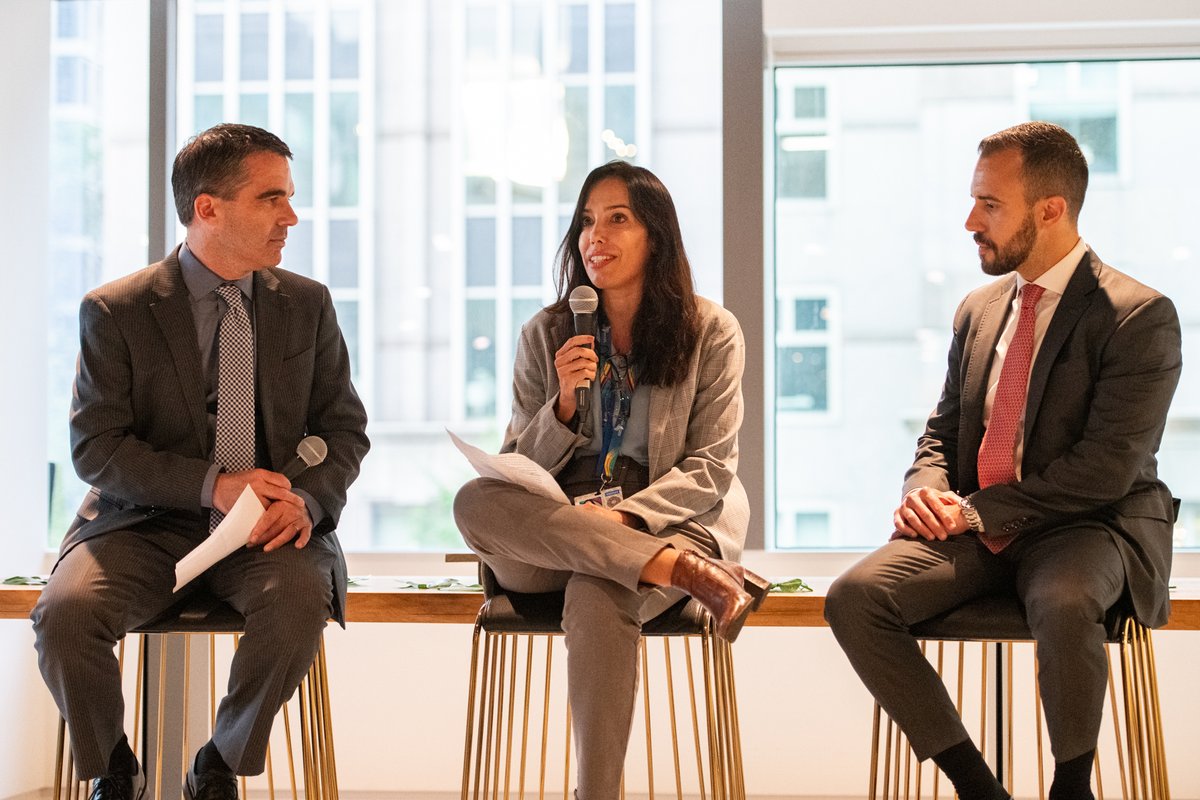 We were honored to host @juliambraga and @fgorordo for a reception last night as part of @AtlanticCouncil's IMF-World Bank Week with @ACGeoEcon. They discussed the G20 - this year and in the future - and what Brazil hopes to accomplish during their G20 presidency. #ACBrazil