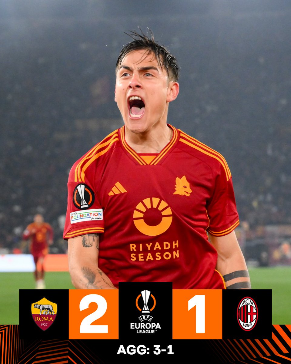 EuropaLeague's tweet photo. 🐺 Roma progress! 

#UEL https://t.co/OJBbpqS5zy