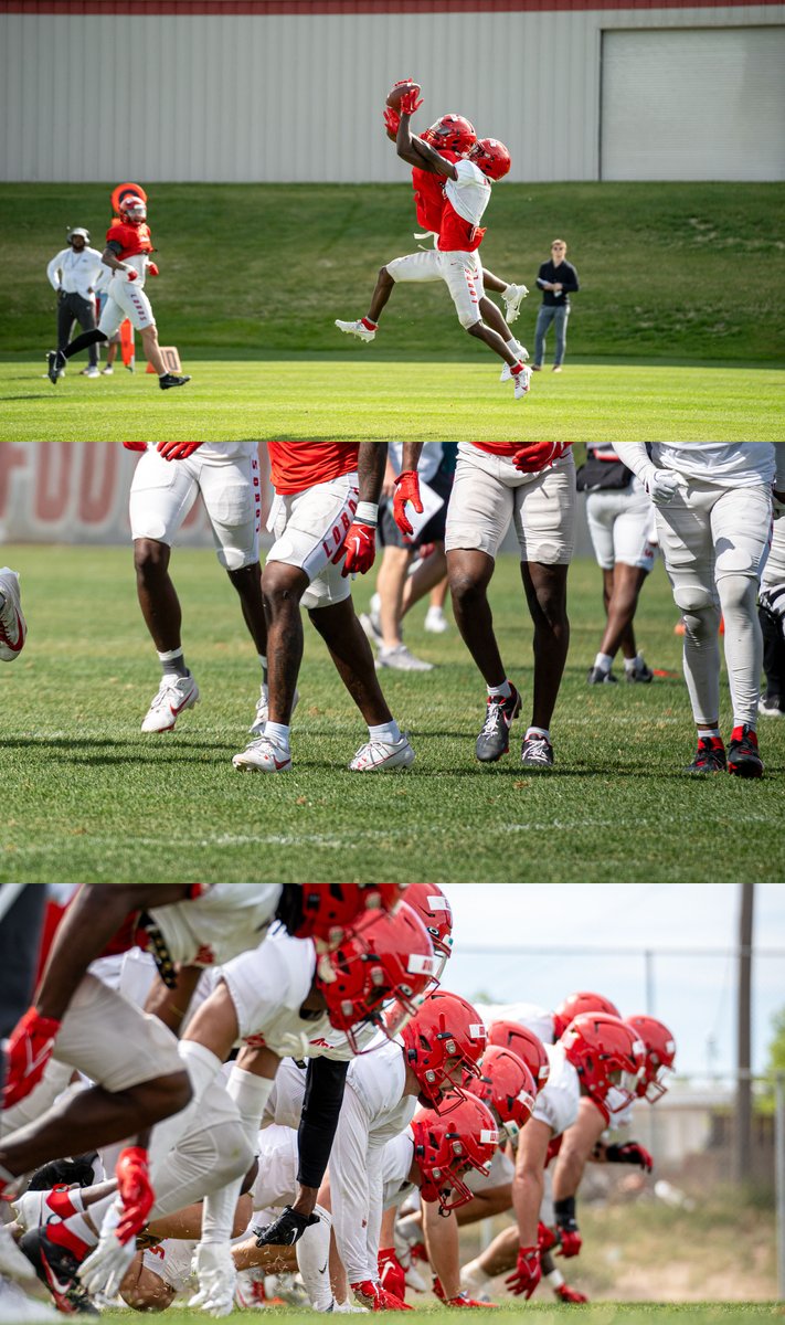 Final tune up before Saturday’s Spring Game! #GoLobos | #EarnedNotGiven