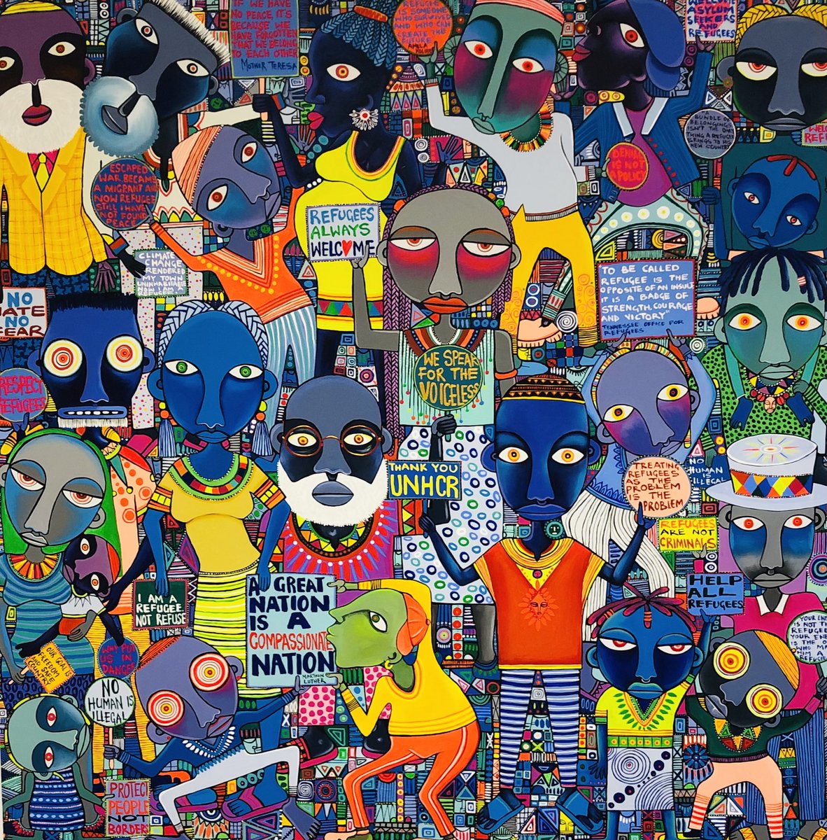ChefDmytro's tweet photo. Missing a lot African art. What about you, do you think it has a great future and worlds attention? #art #gallery #artwork #Africa #life https://t.co/3laZjMLGmY