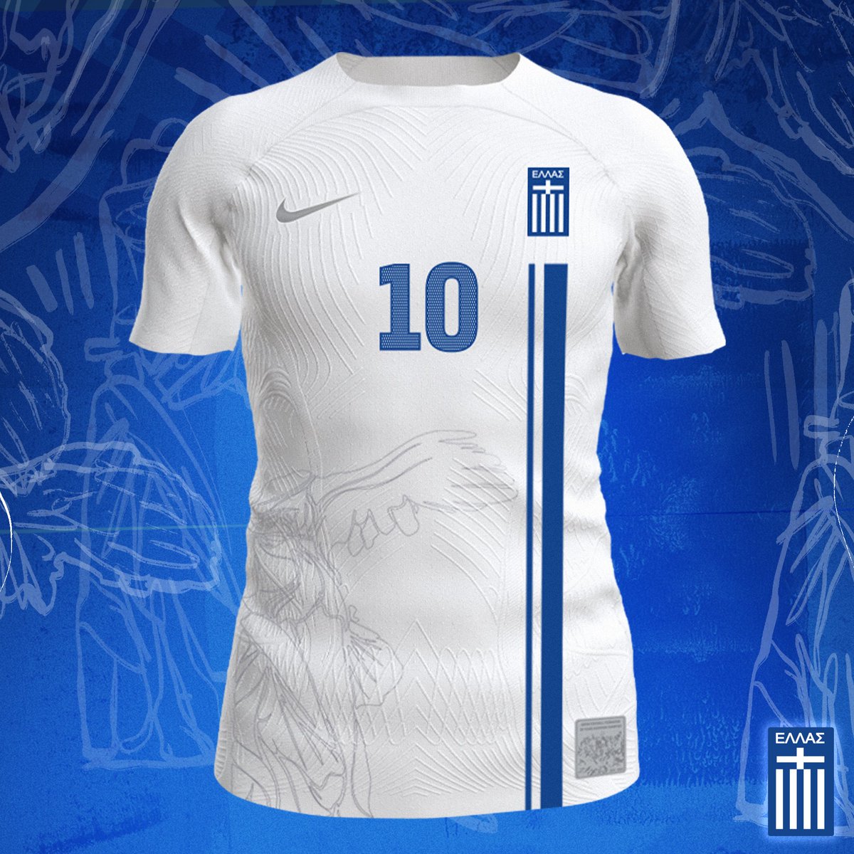 👕 Greece has released the kits for the 2024/25 season 🇬🇷 Thoughts on the new home kit Ethniki fans? 🤔 #Greece #Ethniki