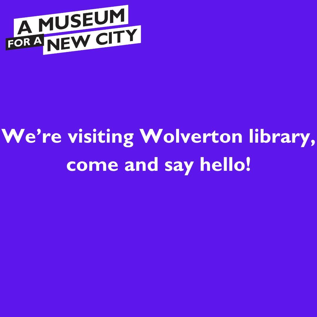 We will be back @MKLibraries in Wolverton on Tuesday, and we'd love you to join us! You'll be able to handle objects from the museum, we'll showcase our plans, and collect stories from you. Come and get closer to your history! We'll be at the library all day. Entry is free.