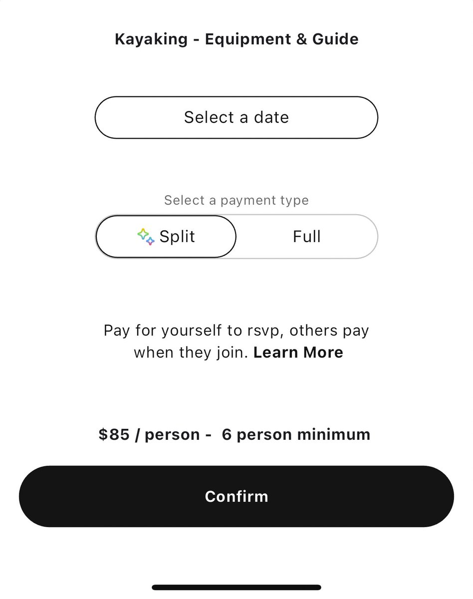 JoinOuting's tweet photo. Simplified Organizing

We designed the simplest way to bring friends along.

1. RSVP &amp; Split payment in App

2. Invite friends from your contacts

3. Automatic SMS reminders
 
4. Manage friends &amp; RSVP on 1 page

5. Friends can RSVP for their spot  on web https://t.co/R9q3JCGpaH