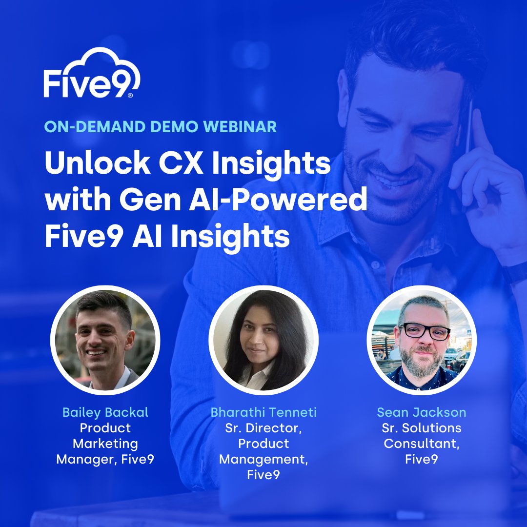 According to @AberdeenSR, 73% of contact centers struggle to use data to achieve their #CX and operational objectives. Watch our webinar to see how #Five9 #AI Insights delivers accessible and actionable insights faster and effortlessly than ever before. spr.ly/6016wU2WA