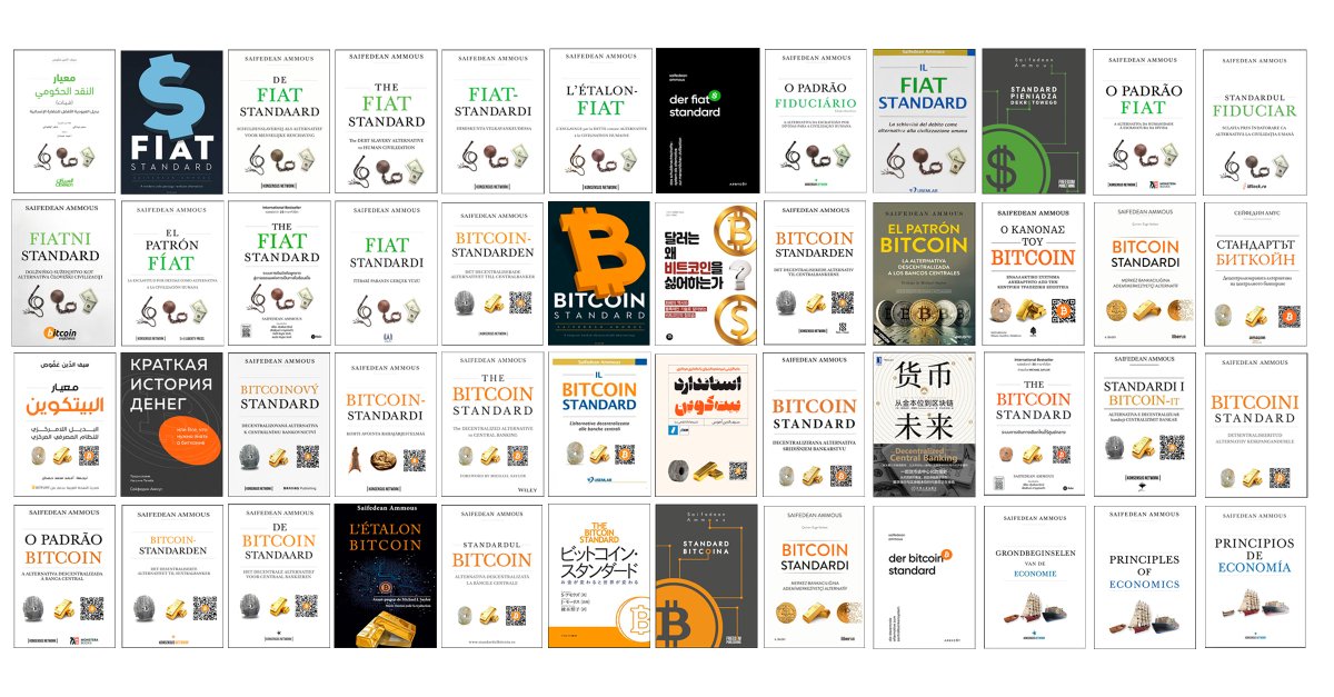 saifedean's tweet photo. My books have been translated to 38 languages and counting!
Find out how you can get my books in your language here: https://t.co/In6WvNK4EF 

If one of my books is not available in your language and you would like to translate &amp; publish it, please contact info@saifedean.com https://t.co/5JGLHaMsMI