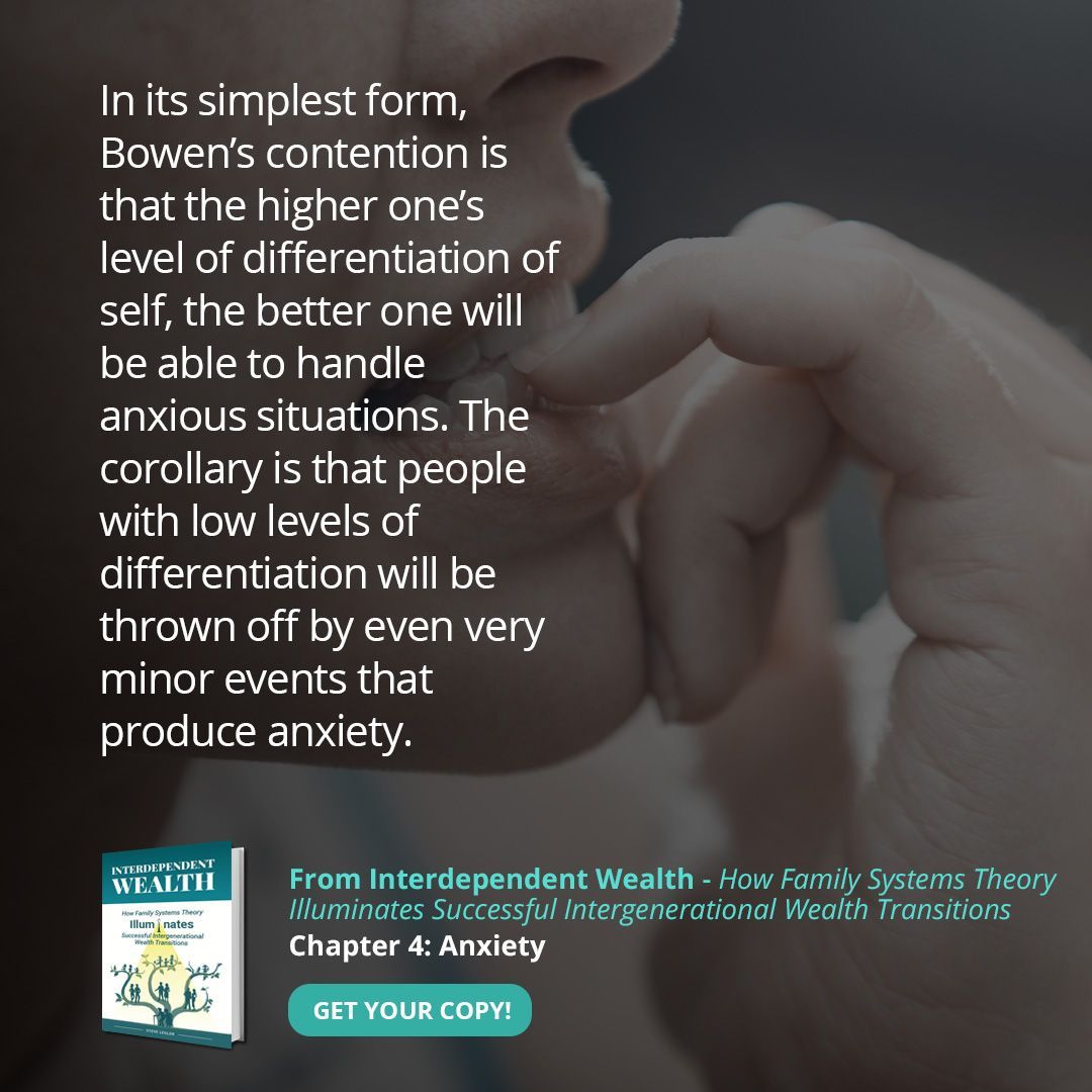 What can Bowen systems theory teach us about successful family wealth transitions? Get my book for guidance: buff.ly/3NJ6teB #familywealth #coaching