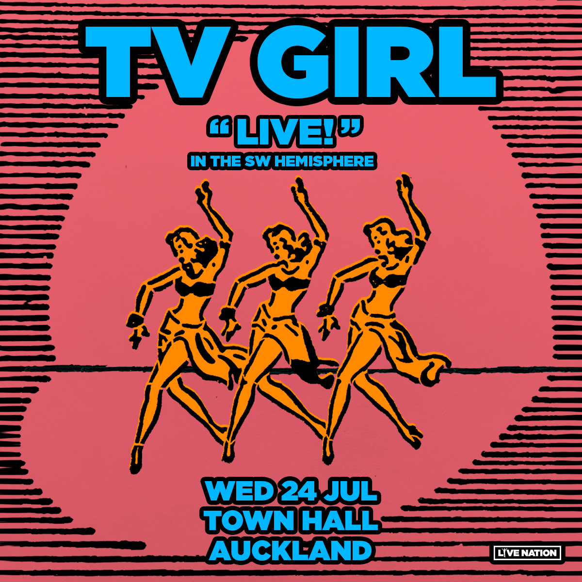 Tickets for indie band @TVGirlz are on sale now! 🎫 lvntn.com/TVGirlNz24