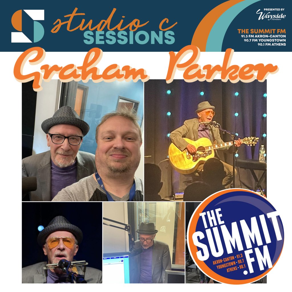 Tonight: The Summit FM's Studio C Sessions presents an exclusive in-studio performance from Graham Parker as his solo tour for 'Last Chance To Learn The Twist' (out now: orcd.co/grahamparker-l…) hits Ohio!
thesummit.FM
#TheSummitFM #GrahamParker #UKRock #RootsRock