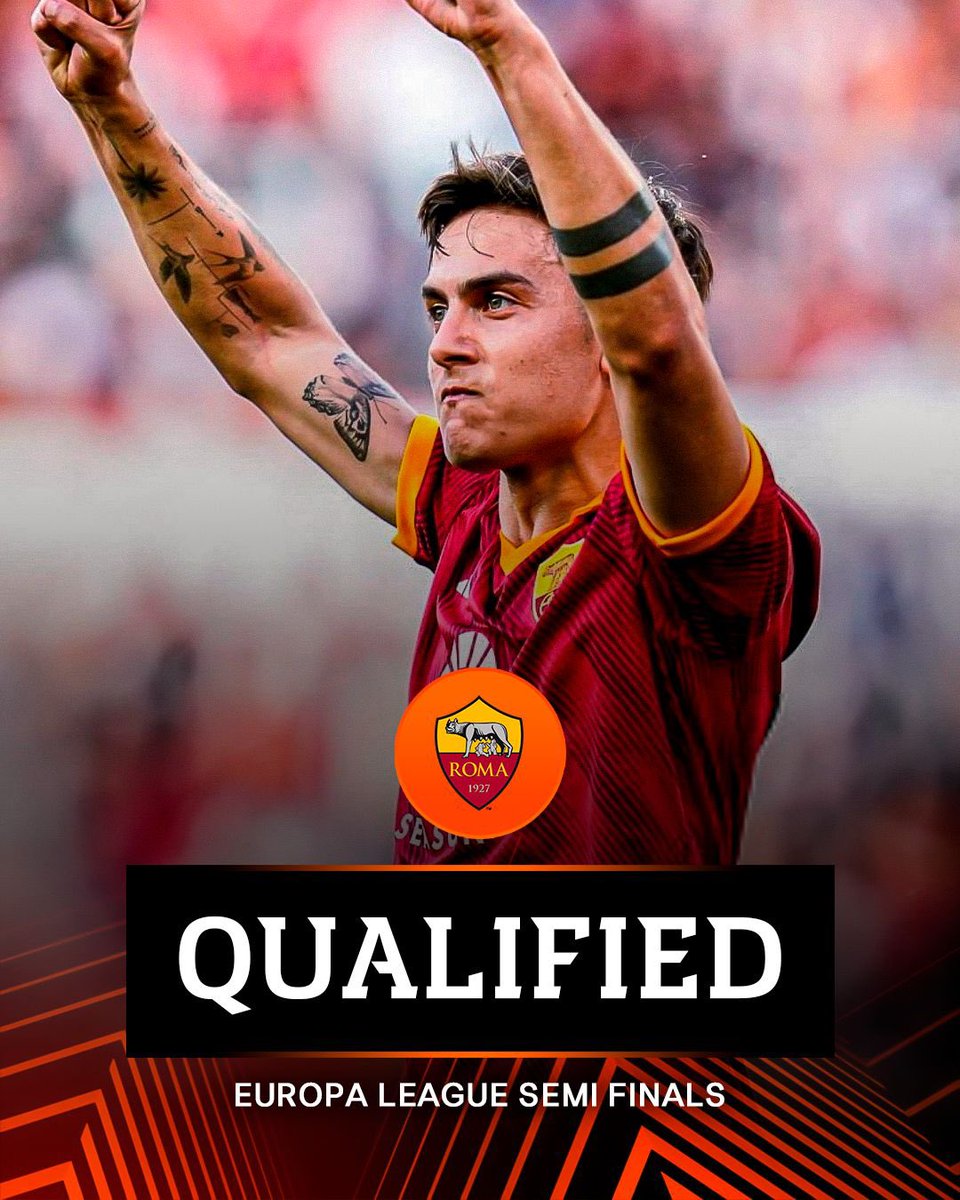 🚨🟡🔴 AS Roma are qualified to Europa League semi finals. AC Milan are officially eliminated. ⛔️