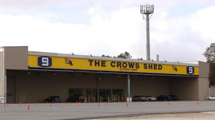 2. The crows shed from outside