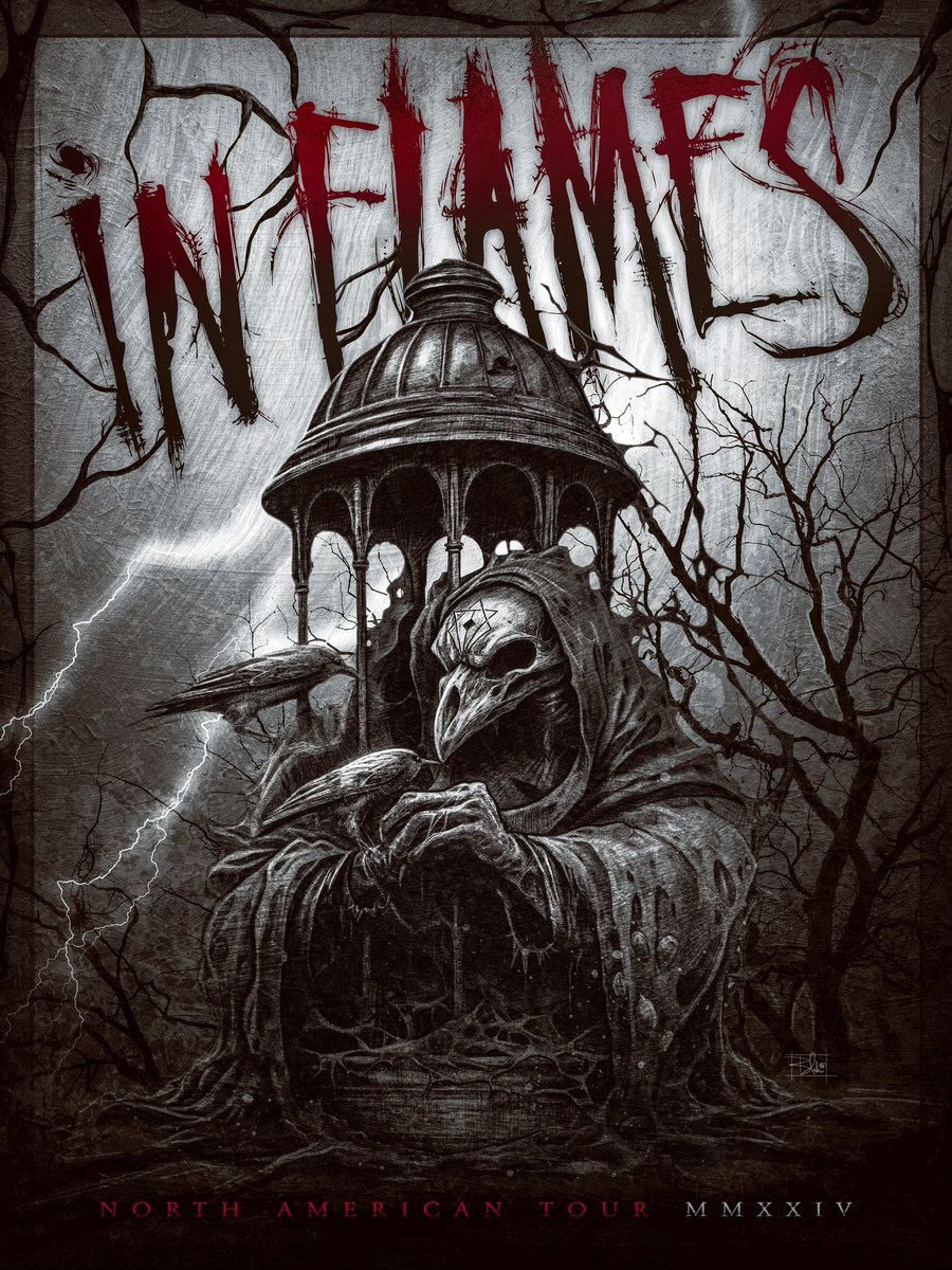 Limited VIP Packages remain for our upcoming US Tour. Here’s a sneak peek at the VIP poster. Head over to inflames.com to get yours today!!