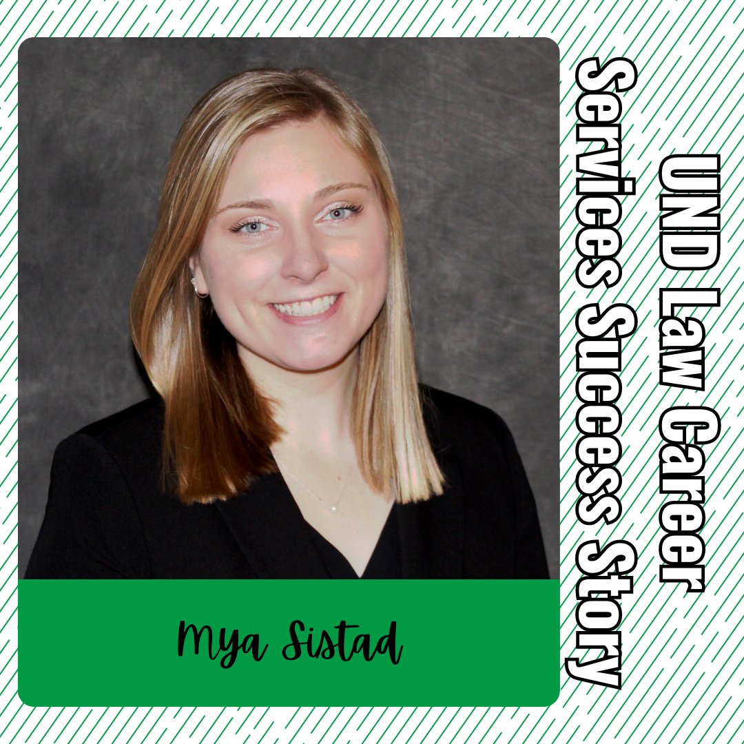 #UNDlaw 1L Mya Sistad has recently accepted an externship position for the Norman County Attorney's Office in Ada, MN. She learned about the position through 12twenty, and looks forward to the relationships and practical experience she'll gain! #UNDproud