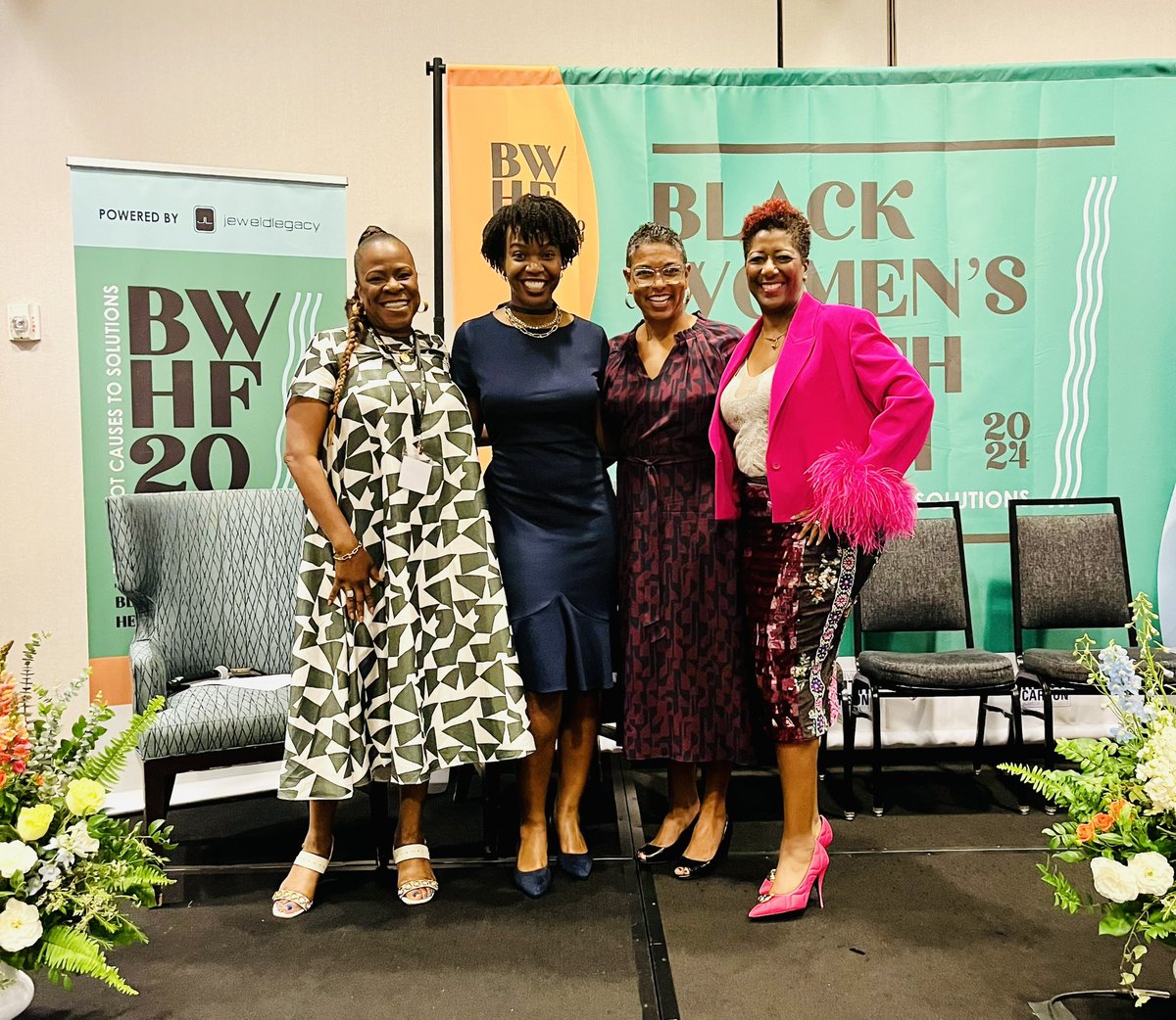 What a privilege to be the opening keynote at this Black #WomensHealth Forum as we transition out of Black #MaternalHealth Week 🥰 Issues in #pregnancy open eyes to long term wellbeing