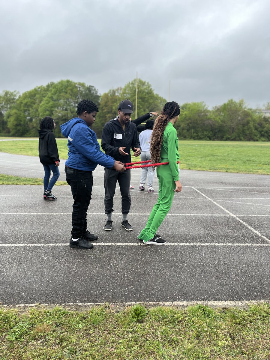 Our Kids on the Move program at our MLK, Jr. Middle School location covers everything from proper running form to social skills. #greatfuturesstarthere #BGCMR #changingtheodds #youthactivities