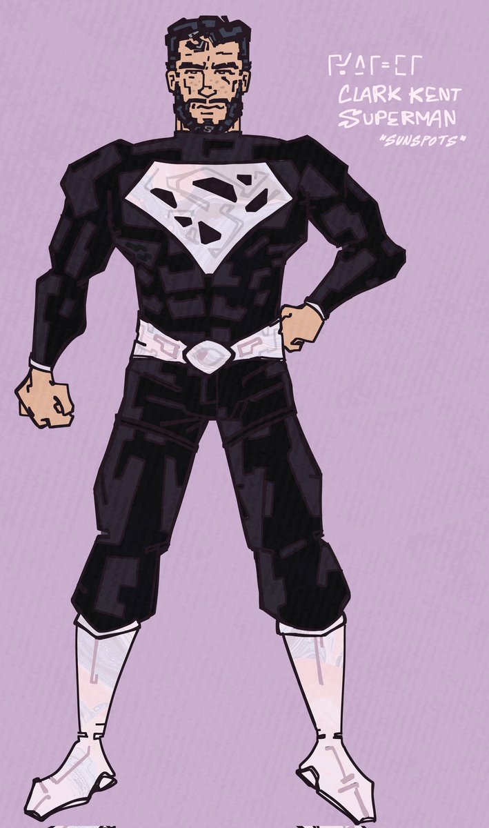 BLACK REGEN SUIT SUPERMAN my redesign