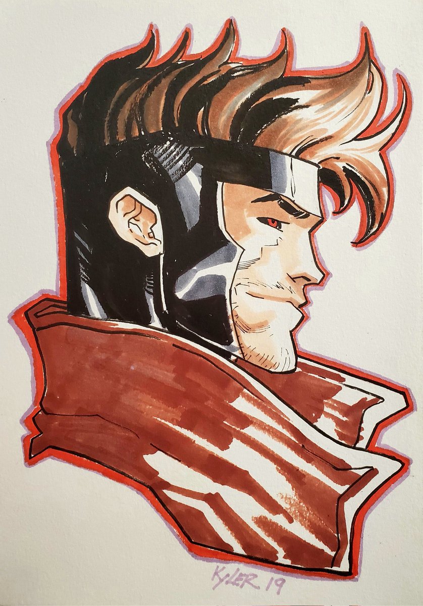 Gambit by @KylerClodfelter #gambit #xmen #rogue #xmen97