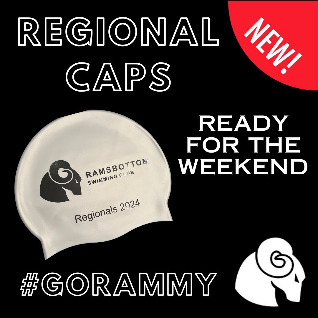 RamsbottomASC's tweet photo. New Caps awarded to all our @SwimEnglandNW Regional Qualifiers. Looking forward to seeing these flying down the lanes at Manchester Aquatics this weekend. #gorammy #swim #swimengland #swimming #ramsbottomasc https://t.co/hbAeOywGKY