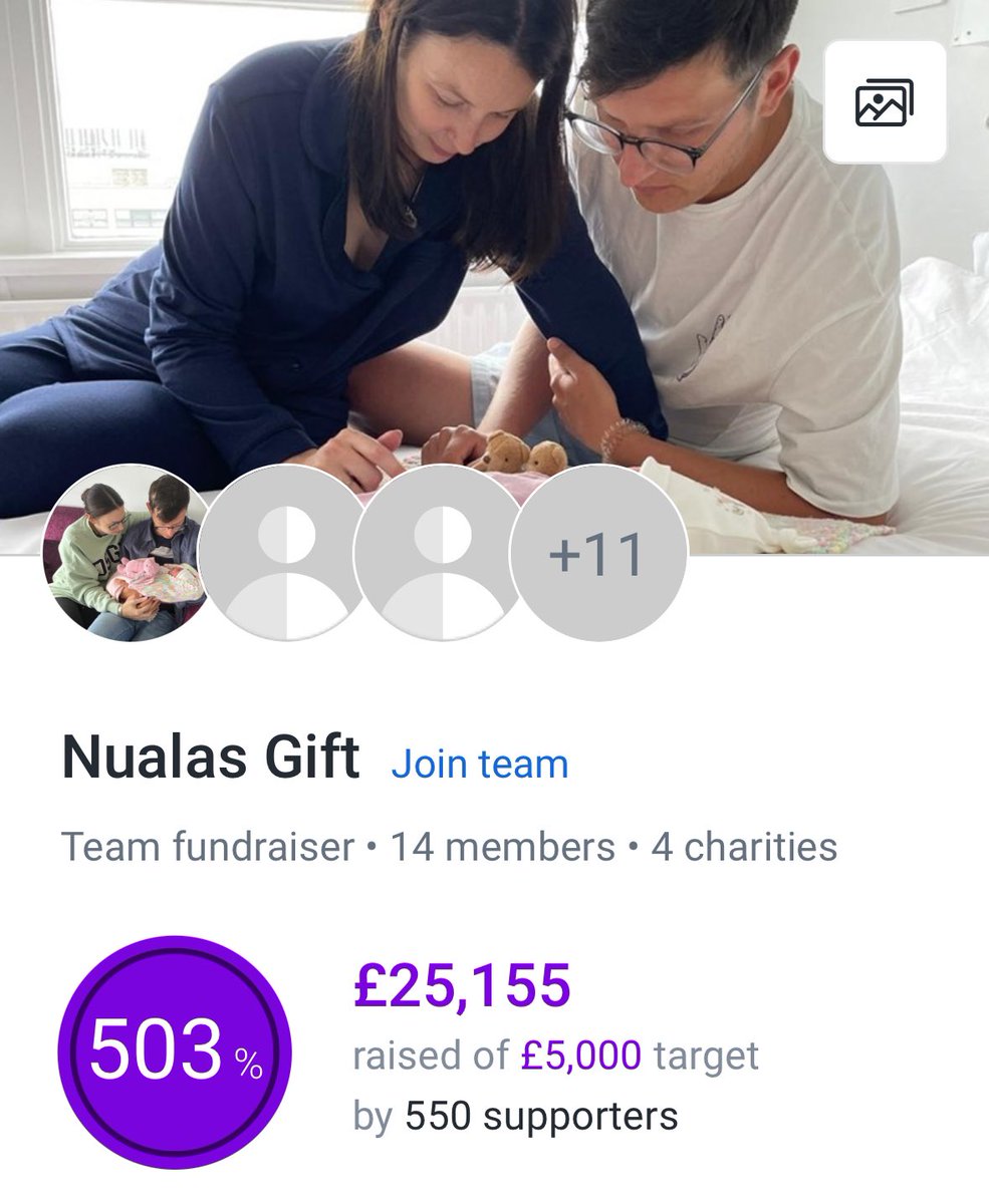 Whaaat theeee! This is an insane amount raised in memory of Nuala 🩷 So proud to be her mummy and so grateful she can help so many people even though she’s not here 👼🏻 all money has gone towards 4 important baby loss charities 🤍 #stillbirth #babyloss #charity @JustGiving