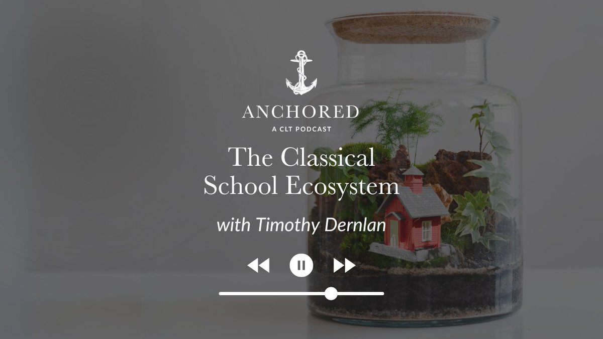 Today on Anchored, @soren_schwab is joined by @tim_dernlan of @A_C_C_S. Together, they discuss Timothy’s vision for a supportive classical school ecosystem and the encouraging trends in the classical school movement. Listen to the full episode now: podcasts.apple.com/us/podcast/the…
