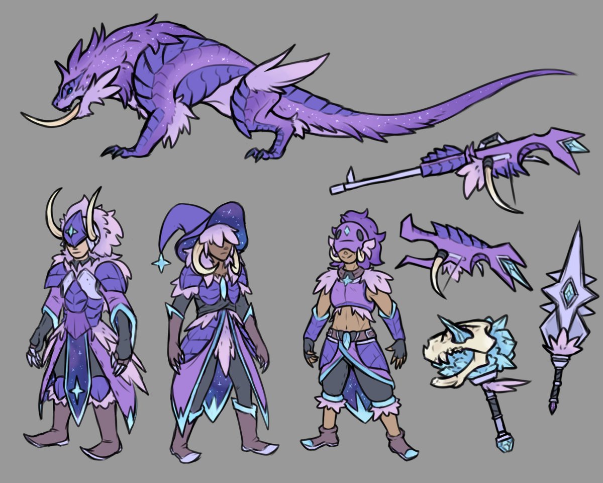 TootSnoot's tweet photo. Monster Hunter concept based on my OC Cecil :3 https://t.co/eD2n4v3rx6