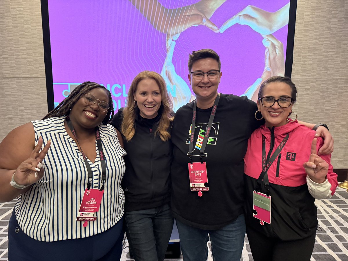 realcpate's tweet photo. It was such an honor to represent the Gulf Coast at the T-Mobile DE&I #InclusionConference24. The conversation was so impactful. I have not just grown as a Co-Lead this week, but as an ally and a human being. 💕💕 #WeWontStop https://t.co/oO4JW3dApc