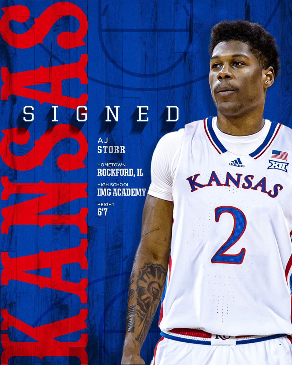 AJ Storr. Jayhawk. 🎯 #RockChalk x @storr_aj 📰 bit.ly/KUMayoStorr