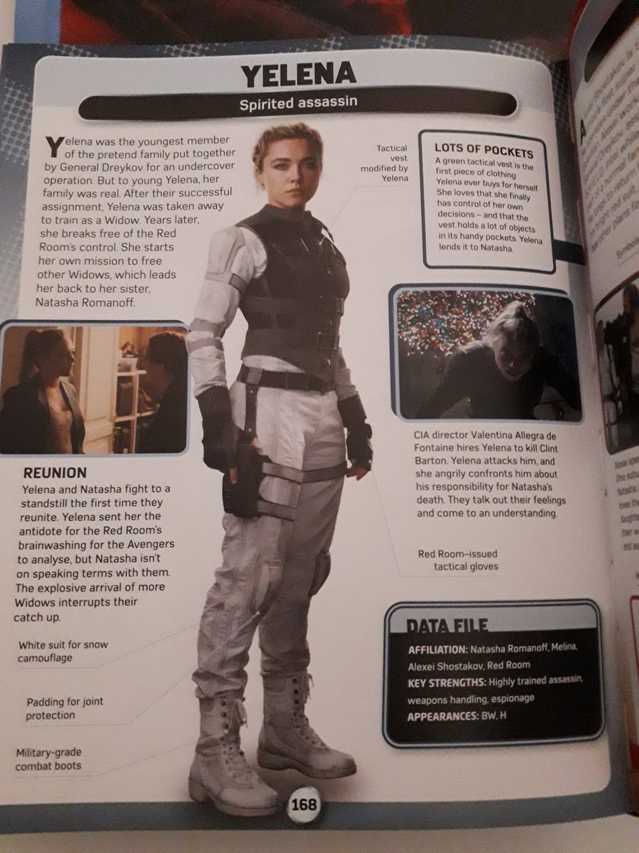 Here Yelena in the Marvel encyclopedia @mae_rgs6 I put the details in the thread, I hope is not too blurry, its late and my hands are a bit shaky 😭