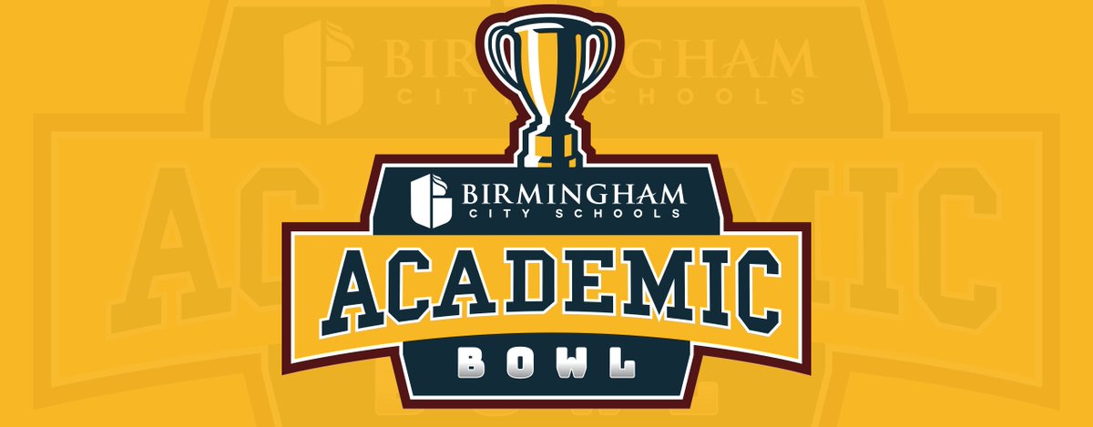The schedule is set for the 2024 Academic Bowl! Regular competition rounds will start 4/29 at the Lincoln Center, with the final round hosted by Phillips Academy (and live-streamed) on 5/8. Go to bhamcityschools.org/academic-bowl-… for full schedule. #BCSstrong #SuccessStartsHere