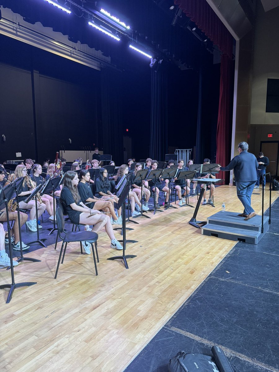 First part of our spring trip - clinic at San Marcos HS with Dr. Caroline Beatty, Director of Bands at Texas State University. Thank you to Dr. Beatty and our host Mr. Grover and the San Marcos HS Band!