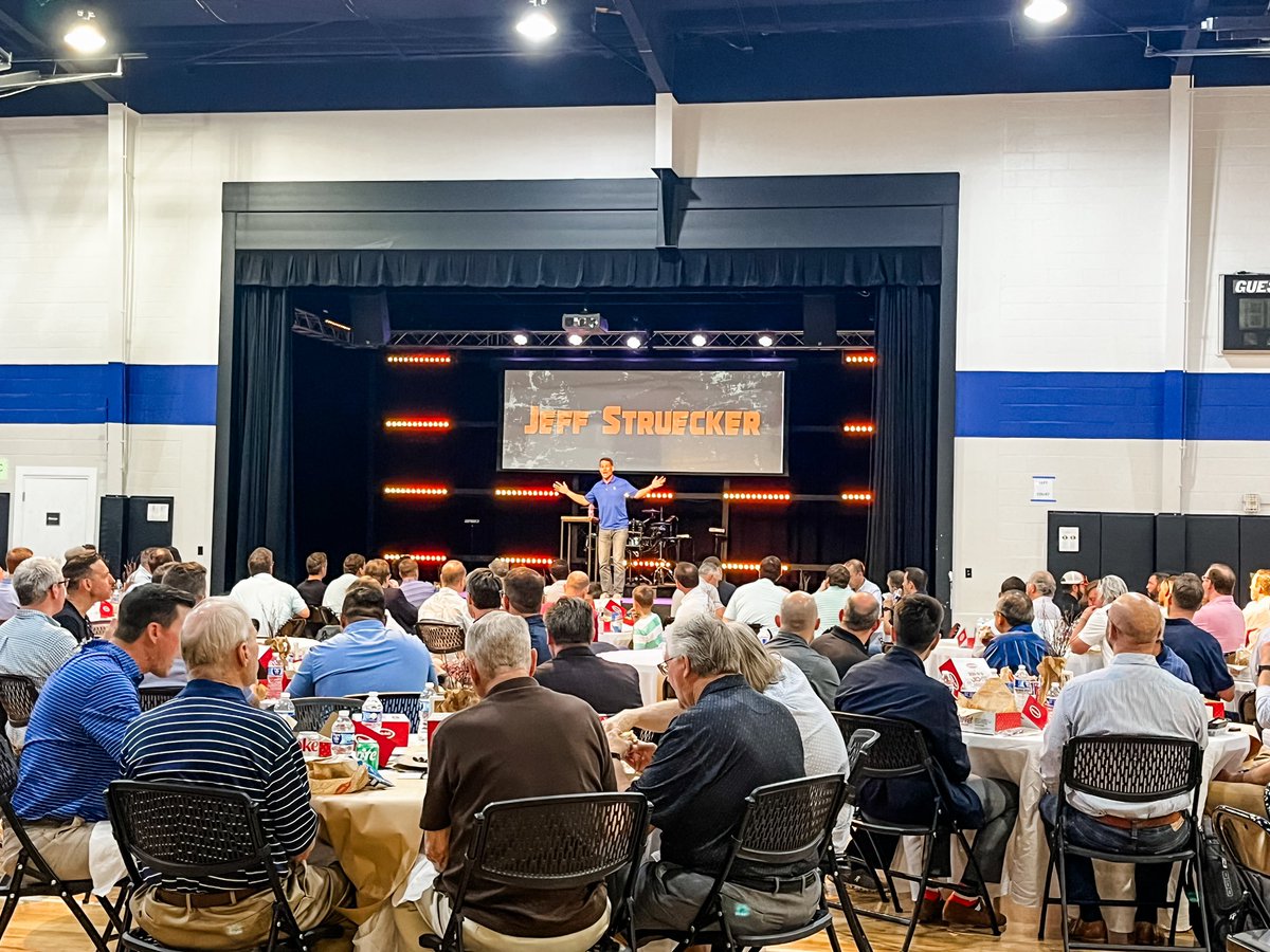 stevebrowning's tweet photo. Outstanding Men’s Power Lunch at @alpharettafbc with @JeffStruecker today. He’s got such a powerful message and passion for Jesus! https://t.co/p6mbcsIY4Z