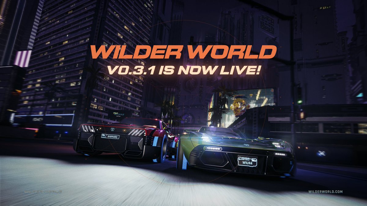 Wilder World v0.3.1 is now live! We're excited to announce the release of Wilder World v0.3.1, featuring a comprehensive range of exciting new features including UI, vehicle, and audio updates. Full access details ⬇️ wiki.wilderworld.com/gameplay/wilde…