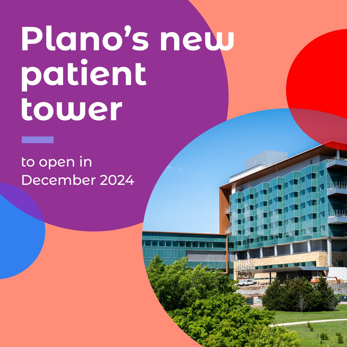 childrens's tweet image. Our Plano campus is expanding with a new patient tower, which will triple our bed count and provide even better resources for our ER and clinical programs at Children's Health – because our little champions deserve the best care. Learn more: bit.ly/49NoSBY. #WatchUsGrow
