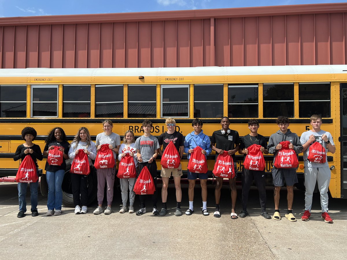 Let’s GO!!!🔥🔥🔥  Cougar &amp; Cougarette Regional Track Qualifiers are loaded &amp; headed to Waco!  It’s going to be a great next 2 days!  Time to work Brazos!!! #businesstrip #F.A.M.I.L.Y.