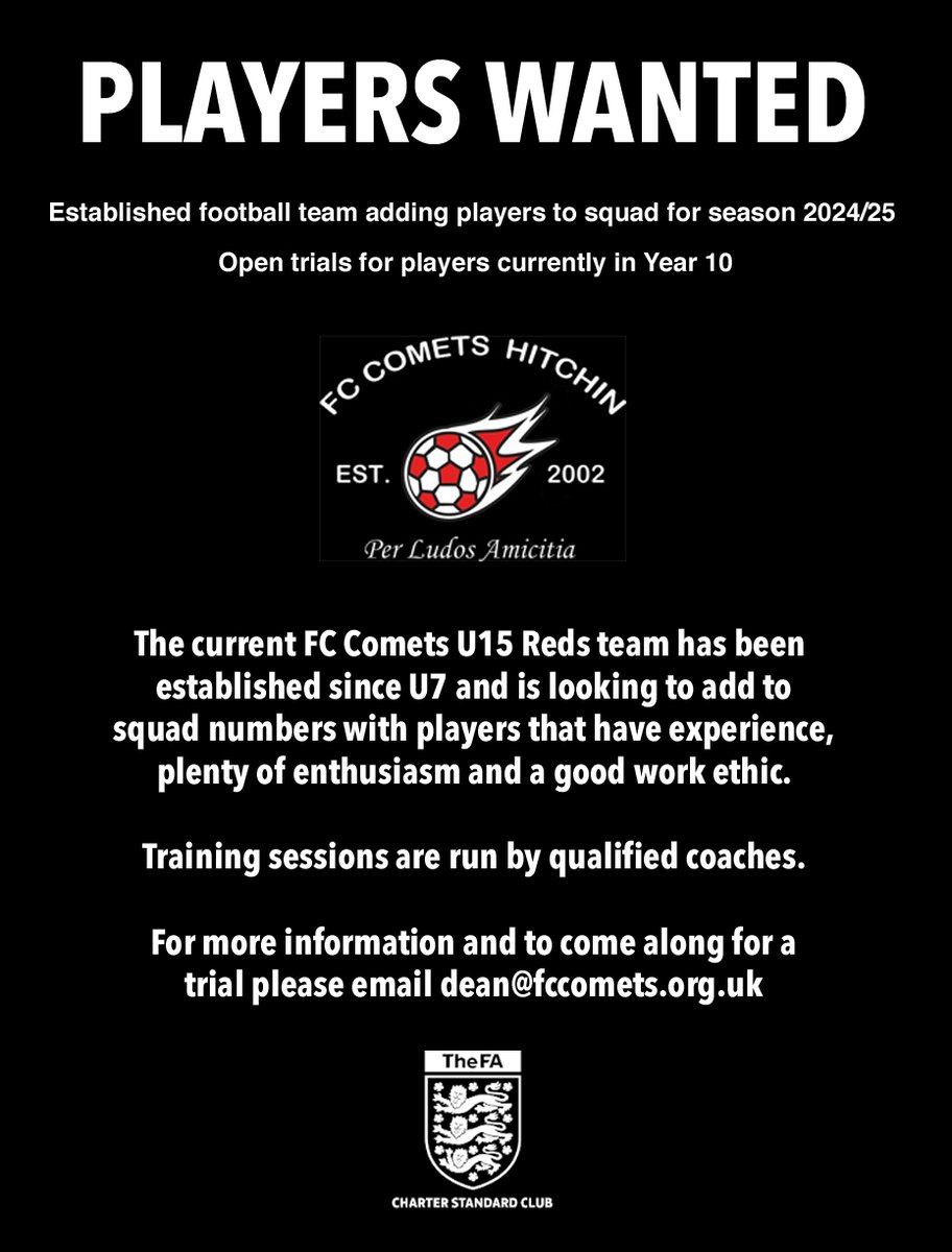 FC Comets Hitchin tweet media