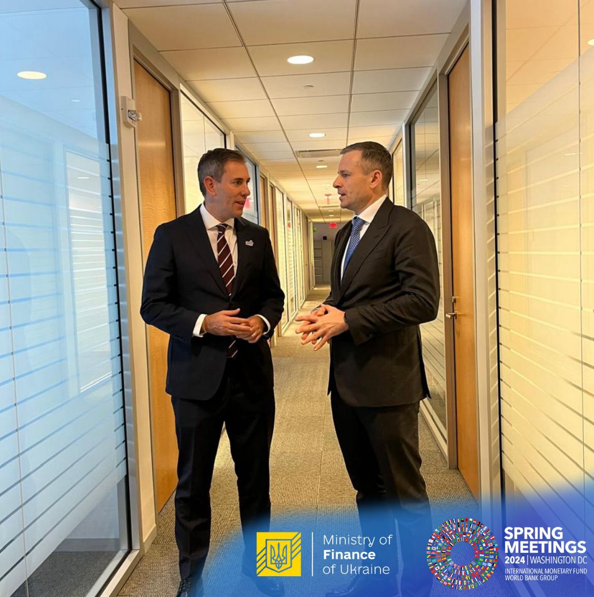 Ukraine and Australia have huge potential to boost economic cooperation in various areas. Today, we discussed this with the Treasurer Jim Chalmers @JEChalmers on the fields of the #SpringMeetings