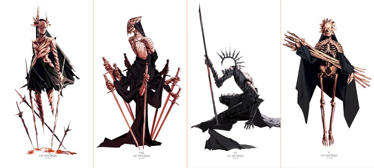 「Suit of Swords is COMPLETE Pick one favo」|NEZのイラスト