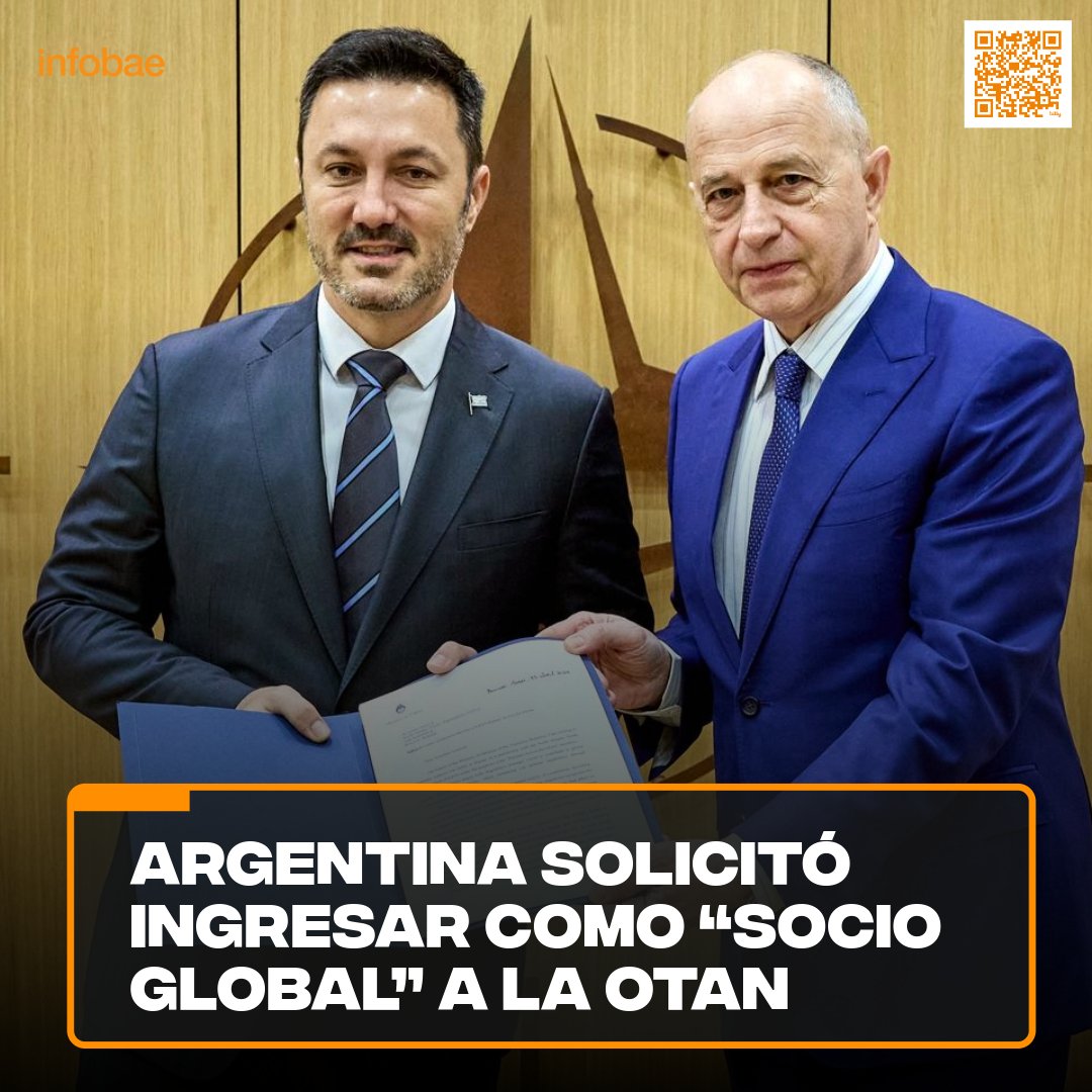 💥 Argentina solicitó ingresar a la OTAN, alianza integrada por Estados Unidos, Alemania, Reino Unido, Italia, Noruega y Finlandia, entre otros.

¿ESTÁS DE ACUERDO? 🤔🤔🤔

1- SÍ ✅ 
2- NO ❌