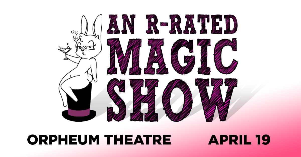🐇🎩 Looking for fun, last-minute Friday night plans? It's not too late to get tickets to Grant Freeman's An R-Rated Magic Show TONIGHT! Our box office opens at 4pm today or you can order tickets online at the link below. 👇 🚪 7pm Doors 🪄 8pm show 🎟️ bit.ly/FreemanMagic-A…