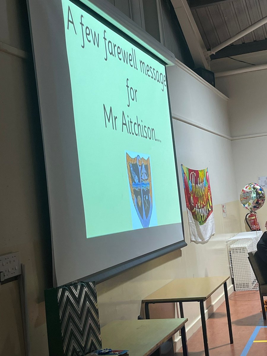 carronshoreps's tweet photo. A special farewell assembly for Mr Aitchison today. https://t.co/THiutSlPES