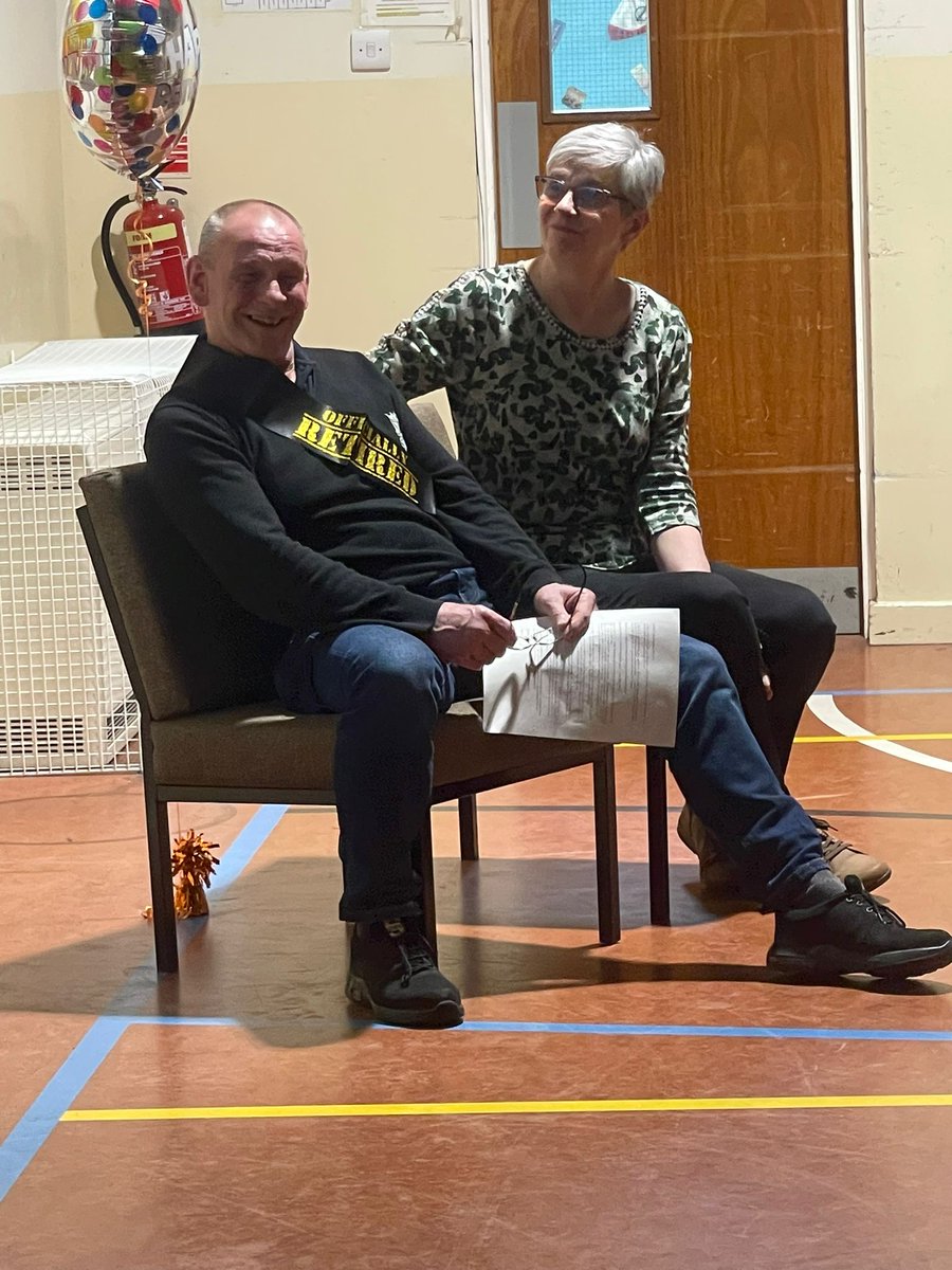 A special farewell assembly for Mr Aitchison today.