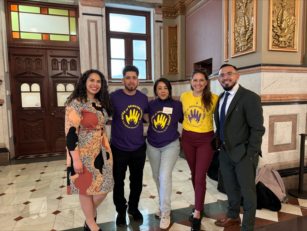 latinopolicy's tweet photo. Exciting week! Our education team and advocates led parents, caregivers, and educators through the State Capitol to meet legislators, advocating for fully funded early childhood programs. ๐ฃ #SmartStartY2 #newECEagency https://t.co/jcx1mhRkyL
